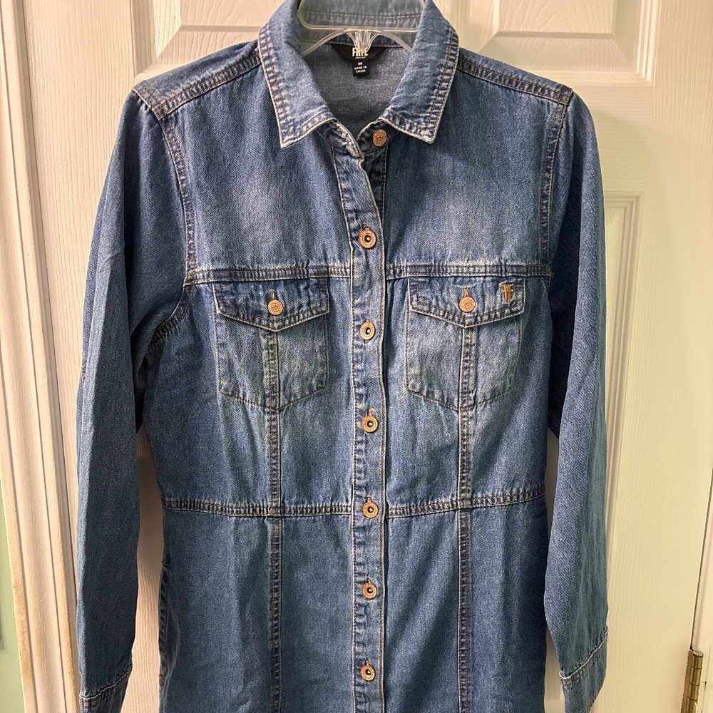 FRYE blue jean dress